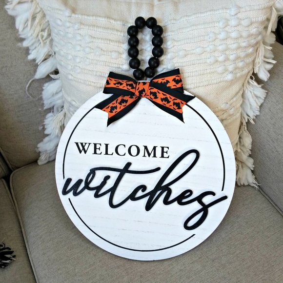 NEW! BOHO Farmhouse HALLOWEEN WALL DOOR DECOR - Picture 4 of 4